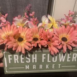 Faux Flower Box Farmhouse Decor 