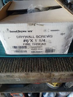 Drywall  Screws / fine thread / 8,000 count box