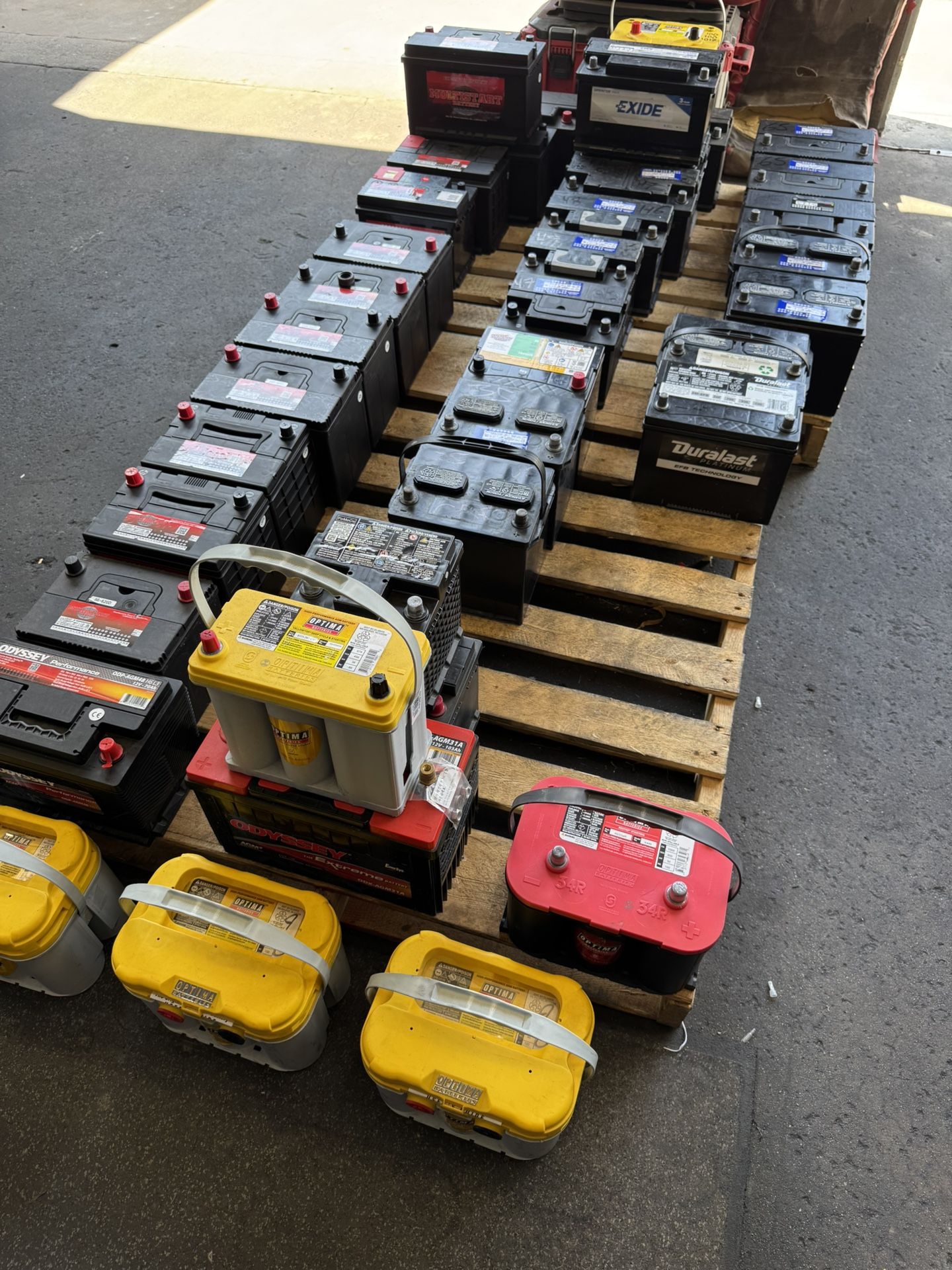 GROUP SIZE 24 24F 24R H5 27 34 78 65 48 49 47 H6 H7 51r 94r 86 H8 H9 Truck SUV And Vans. Car battery with Warranty. $60 with core exchange All model