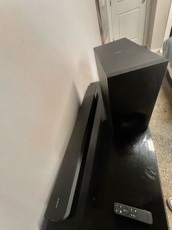 Sony Bluetooth Soundbar with powerful wireless Subwoofer- remote