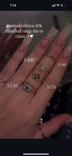 10k Diamond Rings 
