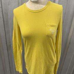 Yellow Long Sleeve Top By Abercrombie And Fitch