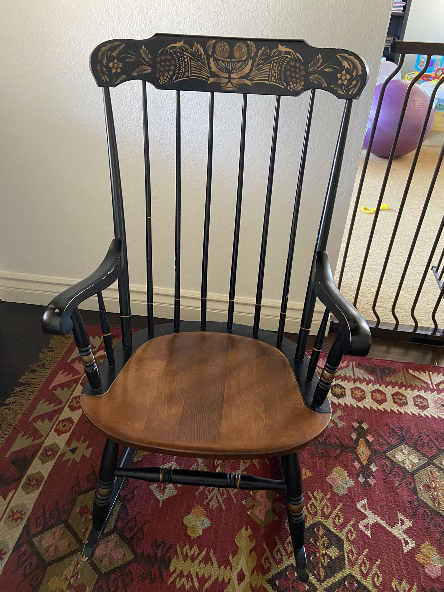 Beautiful Antique Rocking Chair For Nursery