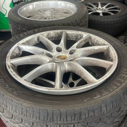 20” Porsche Oem Wheels Staggered