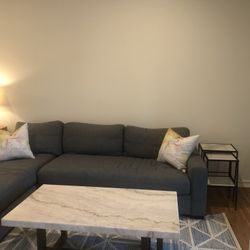 Faux Marble Coffee Table 