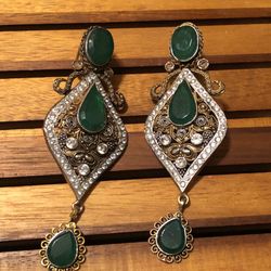 Long earrings