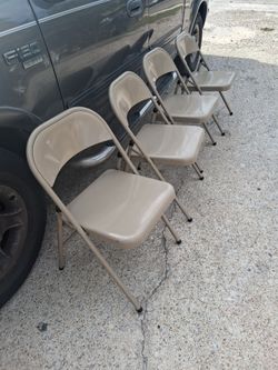 Sillas de metal