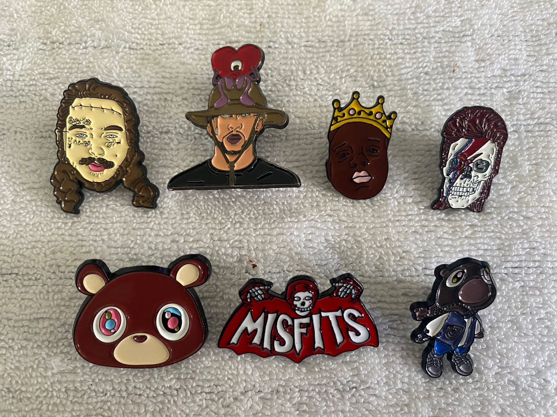Assorted Music Themed Pins