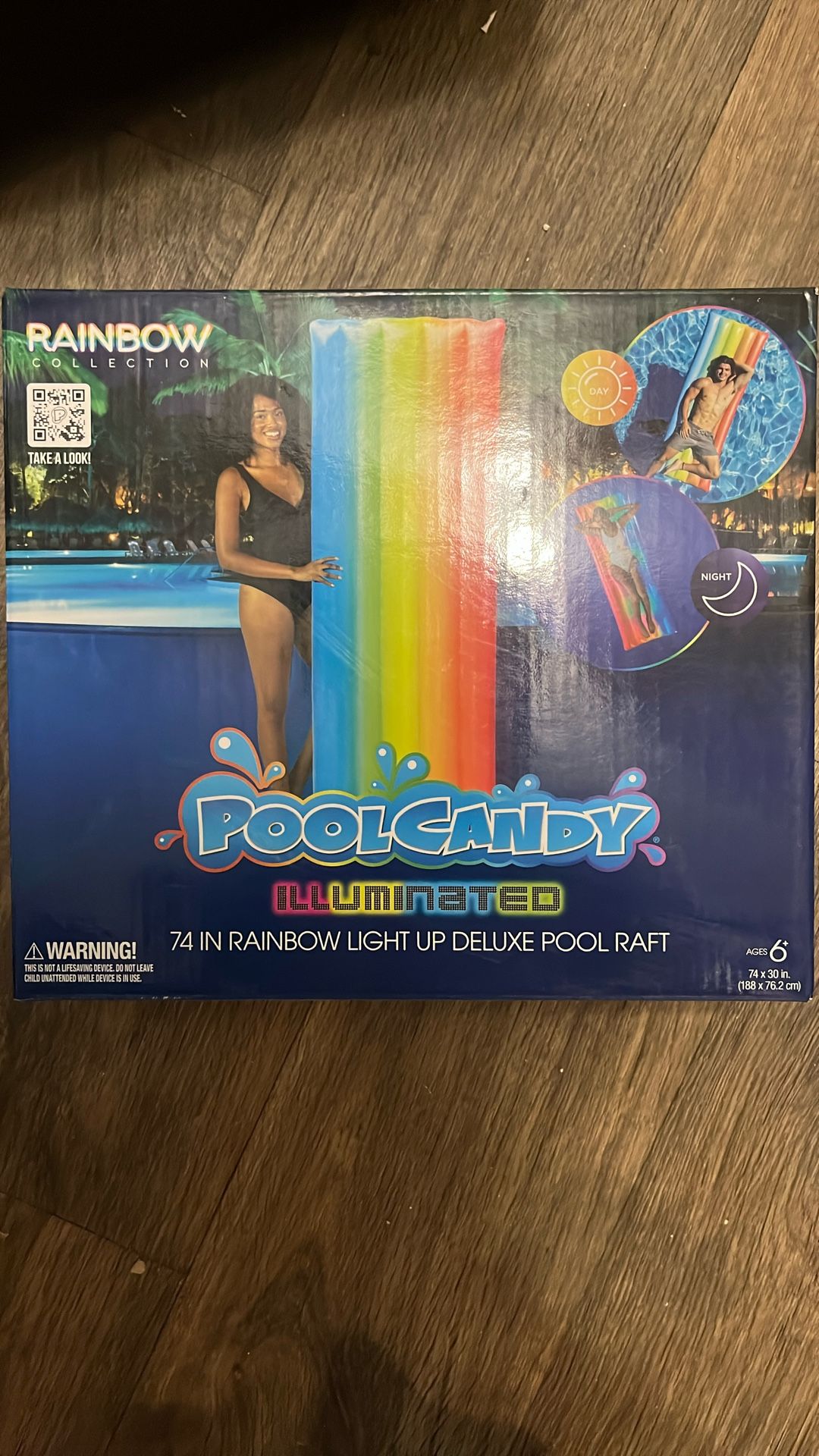 Illuminated Pool Raft