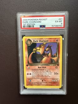 Pokemon Dark Charizard 1st Edition PSA 6