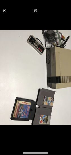 Nintendo nes bundle Mario games controllers