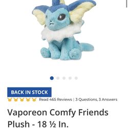 Vaporeon Plushie 