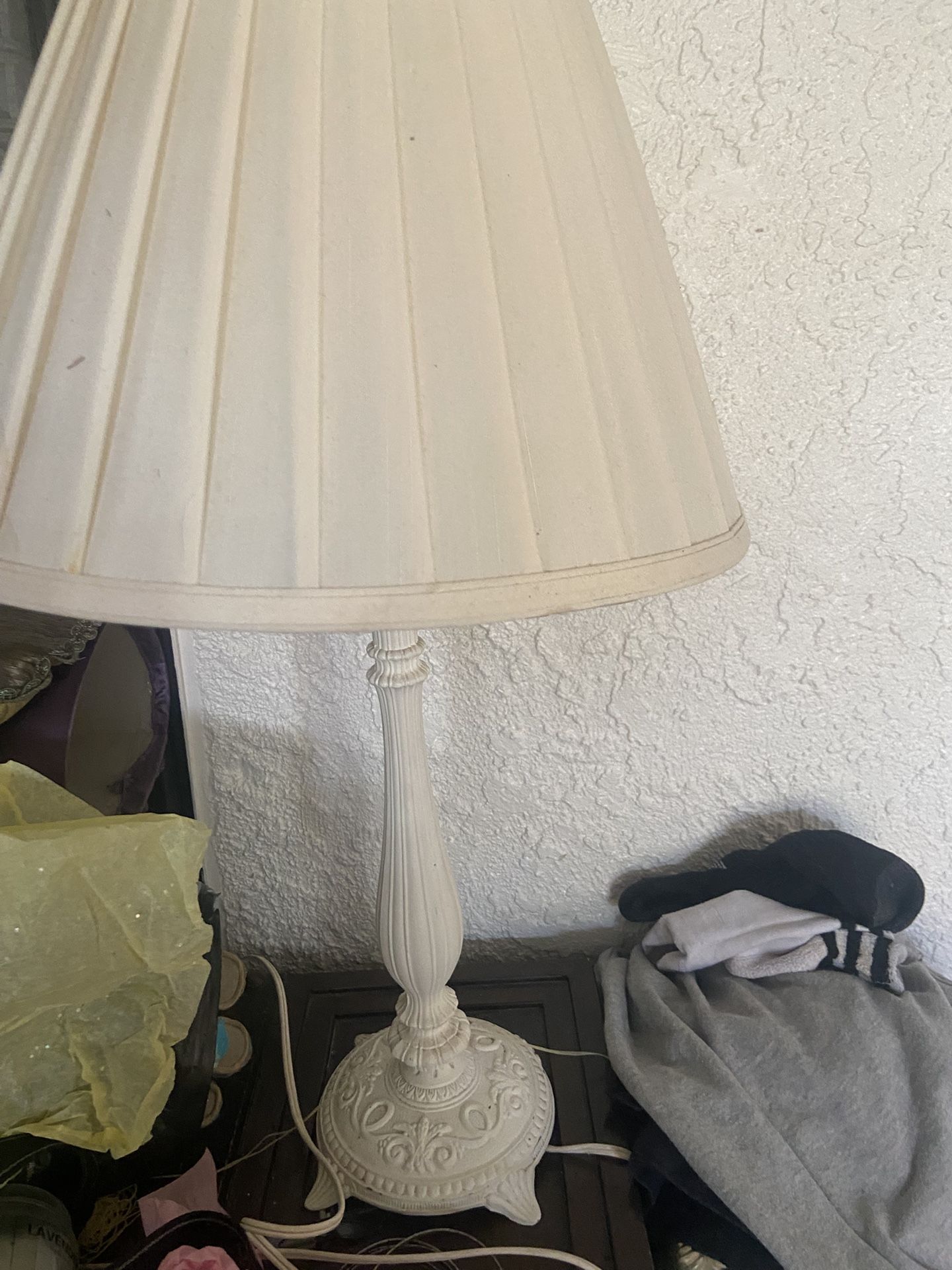 Antique Bedside Iron Lamp