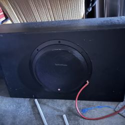 Rockford Fosgate-Watt Amplified Truck Sealed Box Subwoofer - Black