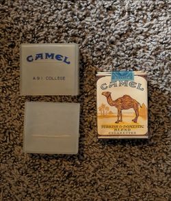 Vintage Camel Cigarettes Promotional Pack - A&I College Collectible Plastic Protector