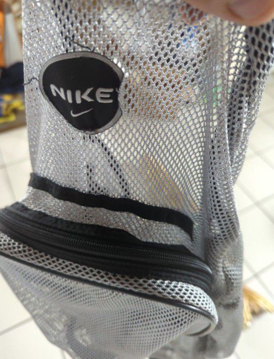 All Mesh Nike See Through Backpack Gym Bag Beach Spikeball Travel Hiking Camping Workout Gear Fitness Equipment Adidas Scuba Snorkel Wetsuit Mask