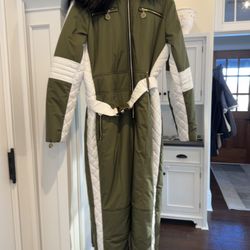 Army Green Snowsuit Women’s Adult M