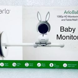 C  are! NetGear Arlo Baby 1080p Smart Monitoring Camera with Wall Stand, ABK1110C 