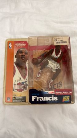 Houston Rockets Steve Francis McFarlane series 2 white uniform BRAND NEW IN BOX