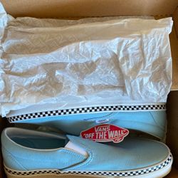 Light Blue Vans Brand New