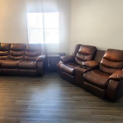 La-Z-Boy Leather Sofa Set – $500 OBO