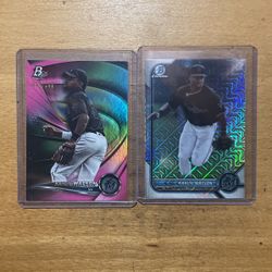 KAHLIL WATSON 2 CARD LOT WITH NUMBERED CARD 
