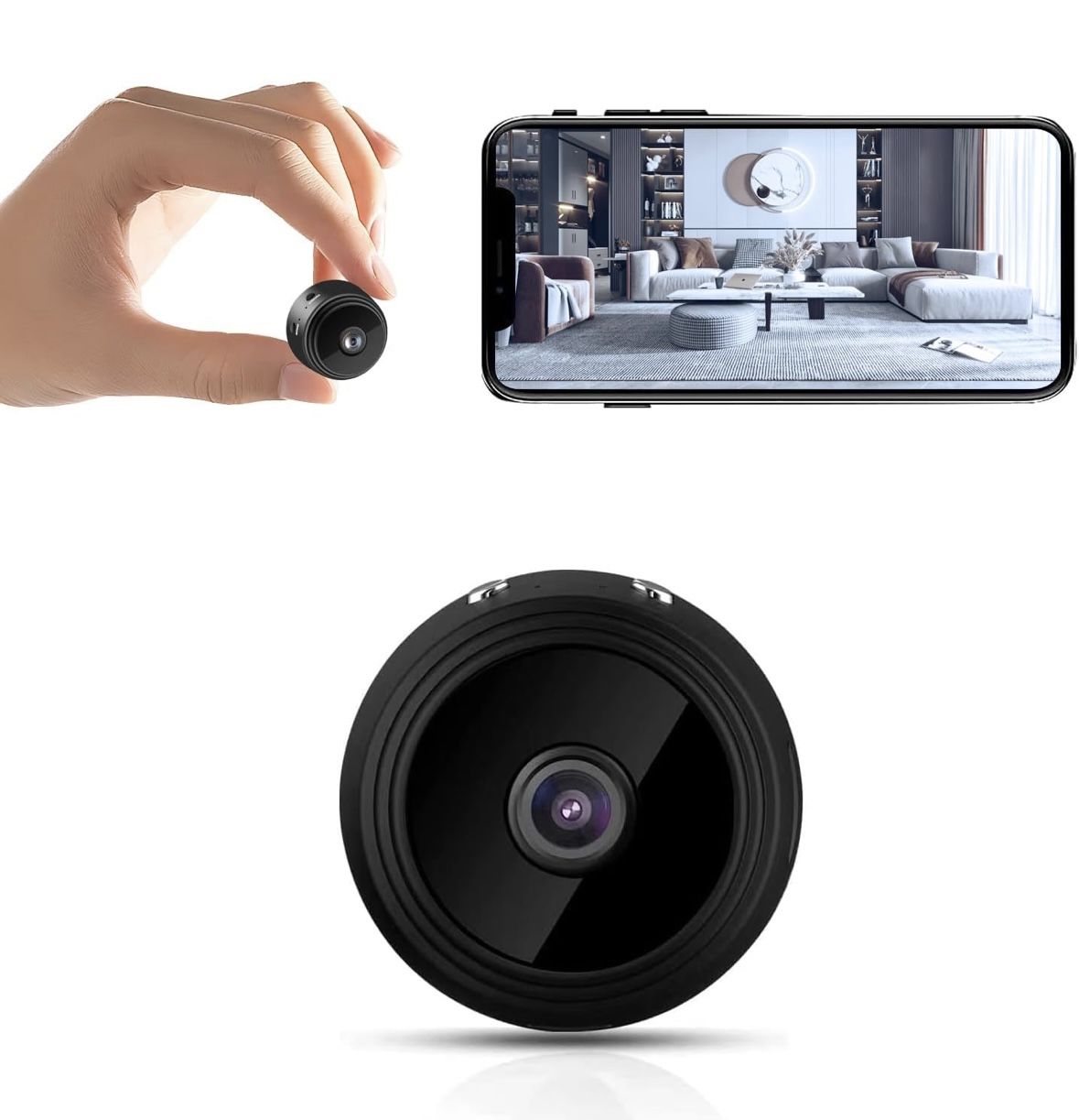 WiFi 1080P HD Camera with Motion Detection and Night Vision