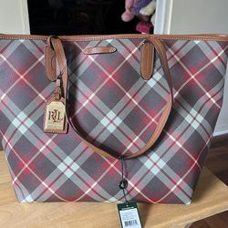 NWT Ralph Lauren Crawley Tote