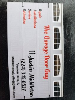 Brand new garage doors and motors