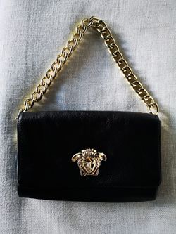 Versace sultan bag in black leather like new