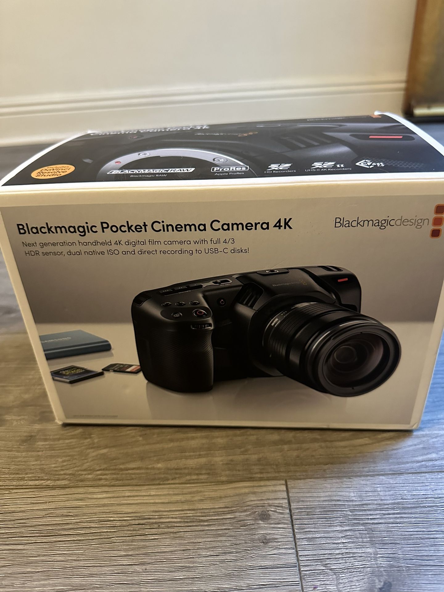 Black Magic Pocket Camara 4k