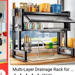 Above Sink Dish Rack