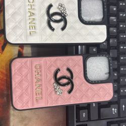 Diamond Quilted Designer-Inspired Phone Case