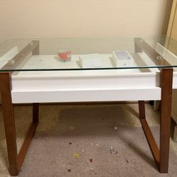 Glass Top Desk