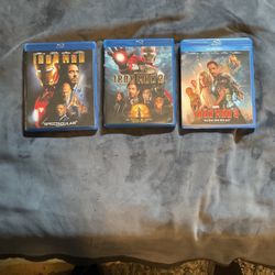 Iron Man 1-3 Movie Blu Ray