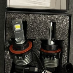 H11/H8/H9 LED Headlight Bulbs, 6500K Fog Lights Car Bulb, 12000Lm DRL or Low Beam, Halogen Replacement Headlight with Fan 