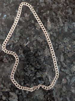 Italian silver necklace