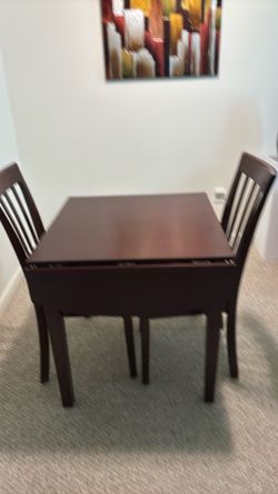 3 piece all wood dining set