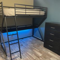 Bunk Bed Gaming Desk
