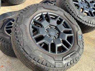FREE DELIVERY (4) OEM 2023 Tesla Cybertruck Foundation CYBER BEAST Wheels USED TIRES