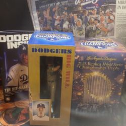 Will Smith World Series Game 7 Home Run and 2025 Replica WS trophy SGA