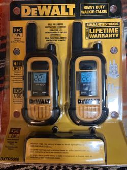 Unopened DeWalt Walkie-talkies