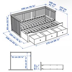 Daybed frame