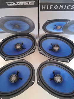 HIFONICS 2 PAIRS 6×9 2 WAY 150 WATTS CAR SPEAKER 