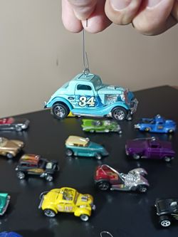 Hot Wheel Christmas Tree Ornaments