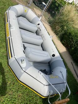 Inflatable 4 man boat and tube