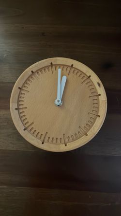 Wood Clock