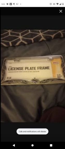 License plate frame