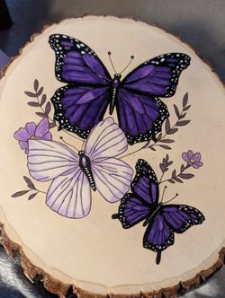 Butterfly Wood art