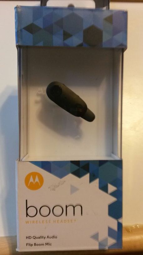 Motorola Boom wireles headset